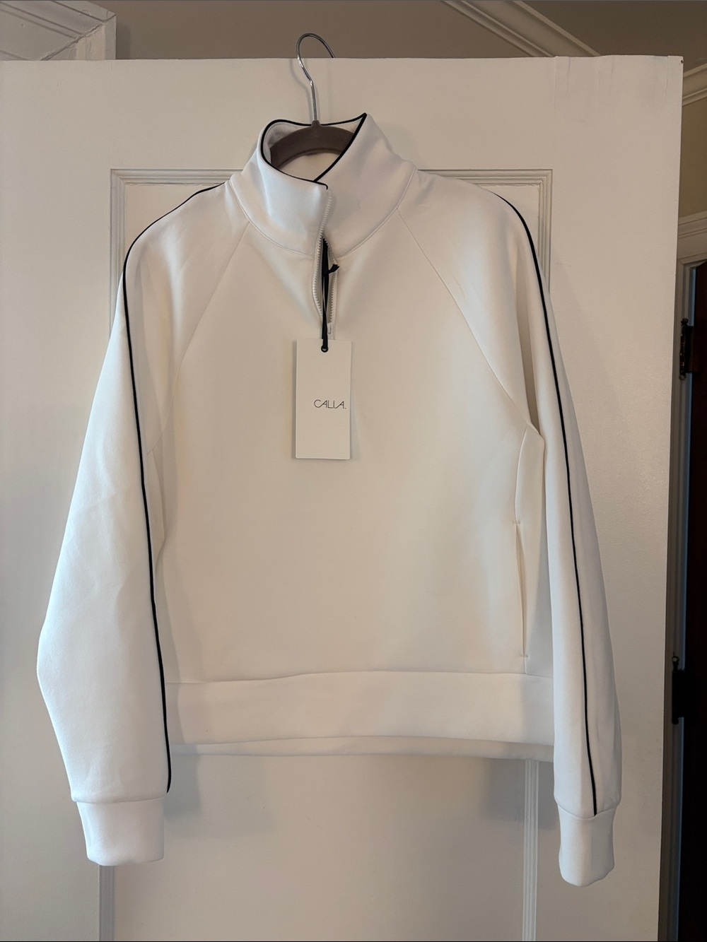 NWT Calia Soft Scuba Golf Quarter Zip Small